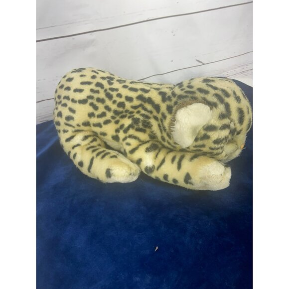 Vintage Avanti Wallace Berrie Leopard Stuffed Plush Applause Toy 12 Inches - Picture 2 of 6